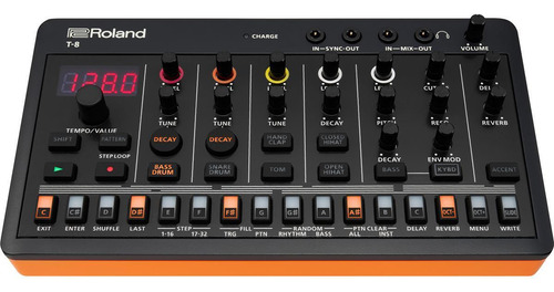 Máquina Sintetizadora Compacta Roland Aira Modelo T-8 Beat