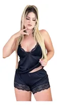 Comprar Kit 3 Conjuntos De Baby Doll Sensual Com Renda Helanquinha