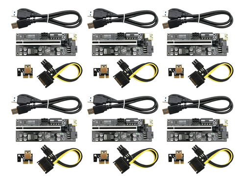 Cable De Extensión De Tarjeta Vertical Pci-e Ver010s De 1x A