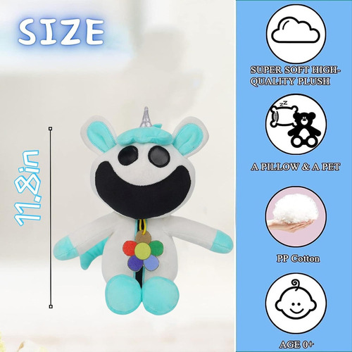 Boneca Brinquedo Smiling Critters, 2unidades,catnap E Dogday