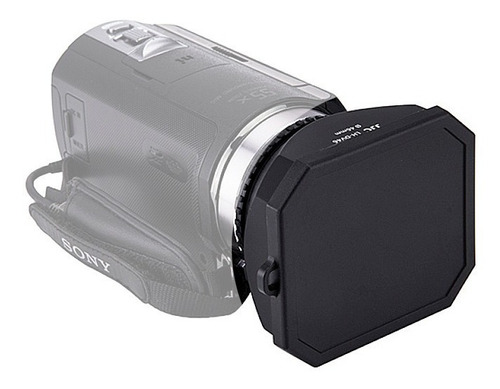 Parasol 46mm Jjc Rectangular Negro Videocámara Camcorder