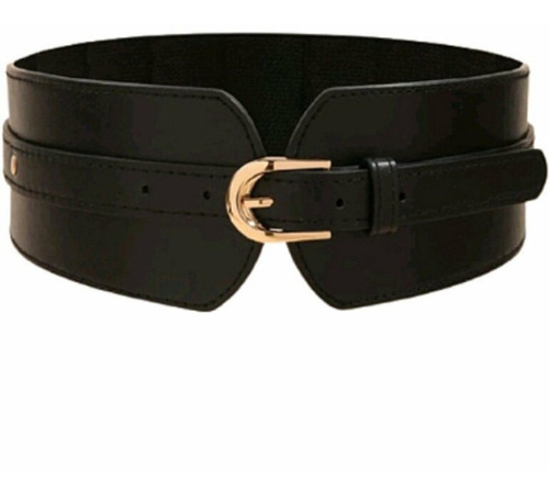 Cinturón Ancho Negro Premium