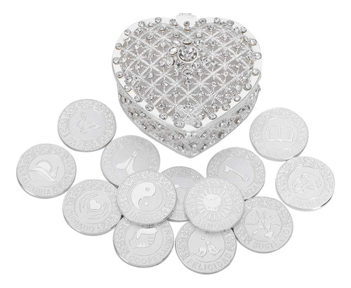 Tingku Spanish Silver Wedding Unity Coins Set Arras De Boda