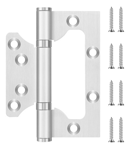 Hanyan Hus Bisagras De Puerta No Mortis 4 X 3 Pulgadas De Ní