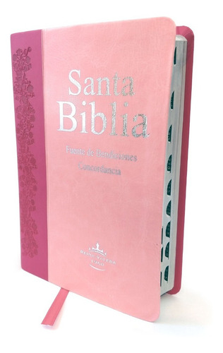 Biblia Rosa C/ Índice Fuente De Bendición Reina Valera 1960, de Sociedades Bíblicas Unidas. Editorial Sociedades Bíblicas Unidas, tapa blanda en español, 2015