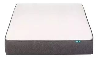 Colchón 2 1/2 plazas de espuma Piero box blanco y gris - 140cm x 190cm x 25cm