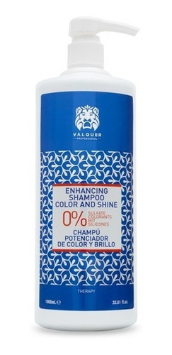 Valquer Shampoo ChampĂș Potenciador Color Brillo 1000 Ml