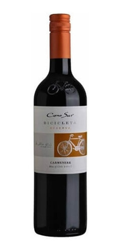 Botella De Vino Conosur Bicicleta Carmenere 2019 750ml Ub