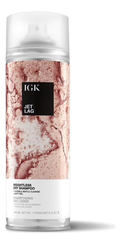 Champú Seco Igk Jet Lag Invisible Weightless 185 Ml Vegan