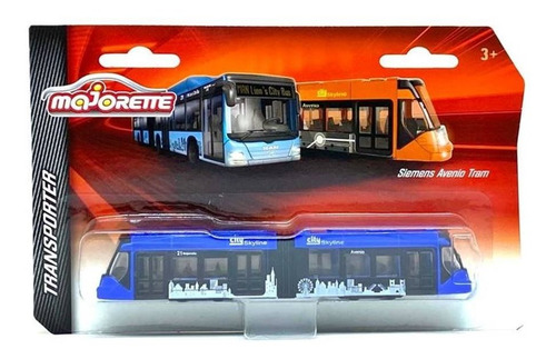 Miniatura Ônibus Siemens Avenio Tram Azul 1:100 Majorette