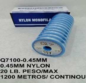 Nylon P/pesca Monofilamento 20lb X 100m Q7 Mayor Y Detal 