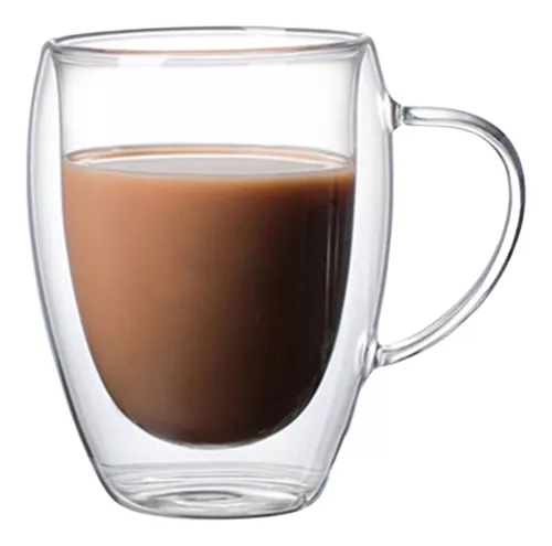 Taza café con leche doble pared