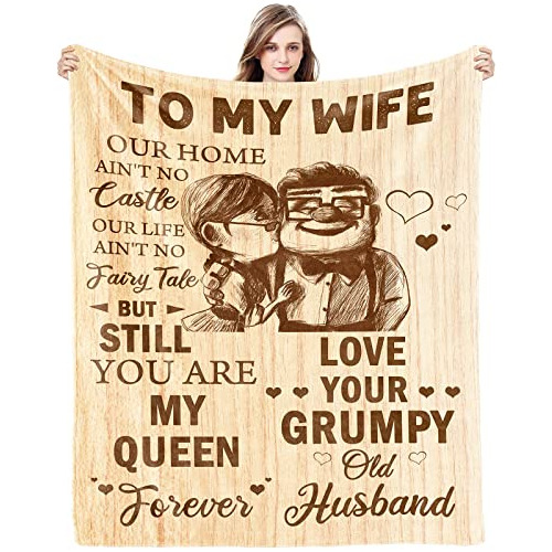 Gift For Wife From Husband To My Wife Blanket Wedding A...