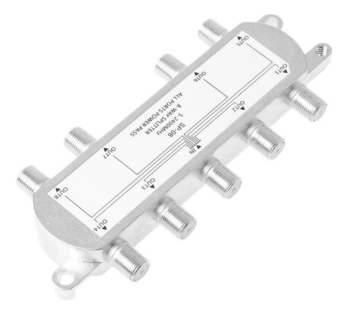 Divisor De Sinal De Antena 8 Vias Tv Rf 5-2400mhz Satélite