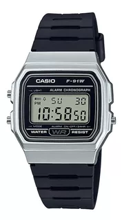 Reloj Casio Retro Unisex F91wm-7a Digital Negro/plateado