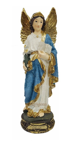Arcangel Gabriel Dorado 13cm Poliresina 530-77142 Religiozzi