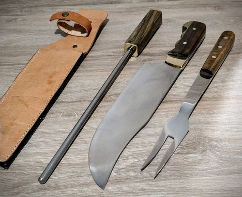 Imagen 8 de 10 de Regalo Día Del Padre Kit Asador 3