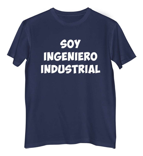 Remera Niño Color  Soy Ingeniero Industrial