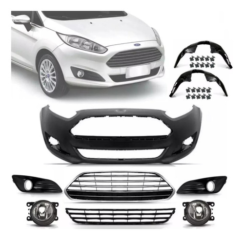 Kit Parachoque New Fiesta 2014 2015 2016 2017 Completo