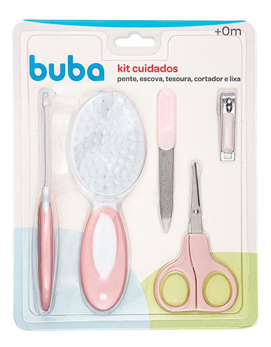 Kit Cuidados Para Bebês Rosa Buba 13686