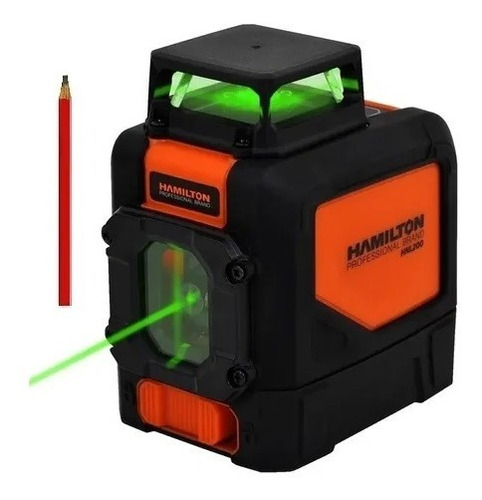 Nivel Laser Hamilton 360º Lineas Verdes Hnl200 + Regalo