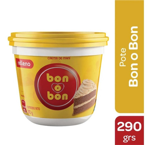 Imagen 1 de 1 de Pasta Relleno Bon O Bon X 290 Gr - Lollipop