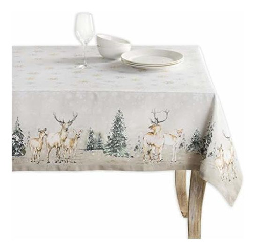 Individuales Maison D 'hermine Deer In The Woods Mantel 100%