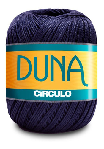 Linha Duna 100g Círculo Crochê Souplats Cor 2856 - Anil Profundo