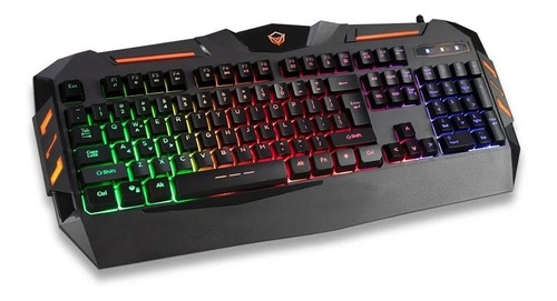 Imagen 2 de 10 de Kit Teclado Mouse + Auricular + Mousepad Gamer Meetion C500