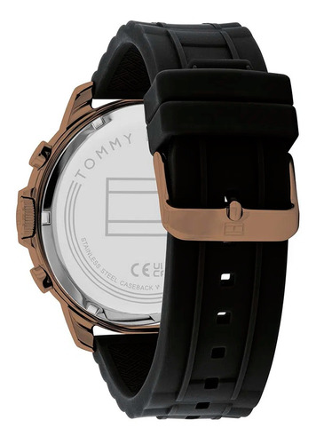 Reloj Tommy Hilfiger Luca Multifunción Silicona Para Hombre