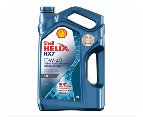 Shell Helix Hx7 10w40 Sp 4l Gasolina Doble Sello