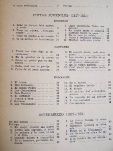 Imagen 2 de 4 de Libro De Los Cantares * Heinrich Haine * Sopena 1952 *