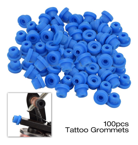 Imagen 6 de 6 de Juego De Piezas De Máquina De Tatuaje 100pcs Juntas Tóricas
