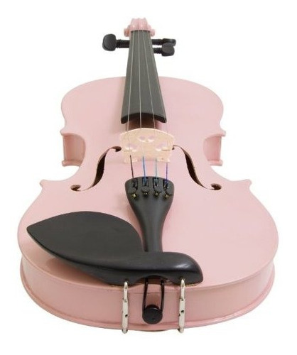 Imagen 6 de 8 de Mendini 3/4 Mv-pink Violín De Madera Maciza Con Estuche
