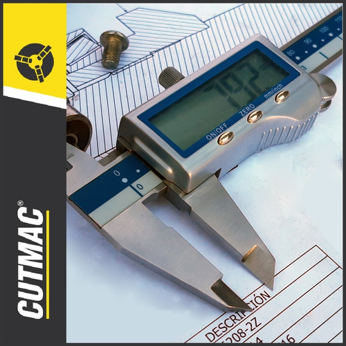 Calibre Digital Acero Inoxidable De 200mm Con Estuche