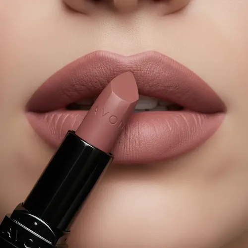 Batom Ultramatte Nude Rose Avon