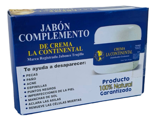 Jabón Continental Complemento De La Crema