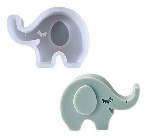 Molde Silicona Elefante Infantil Animal Velas Jabones Yeso