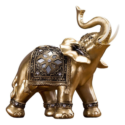 Estatua De Elefante Dorado Lucky Feng Shui Good Fortune .