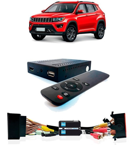 Desbloqueio Com Tv Full Hd Jeep Compass 2016 A 2019