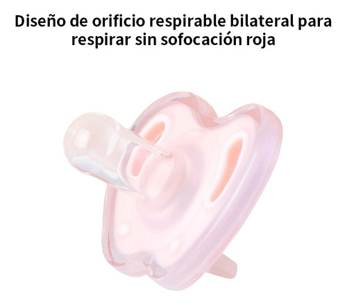 Chupón De Silicón Con Estuche De Viaje Y Clip Sujetador 0-6m
