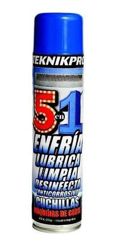 Teknikpro Spray 5 En 1 Lubricante P/ Tijera Cortadora 420 Ml