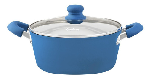 Imagen 1 de 1 de Cacerola Hudson Con Antiadherente Ceramica 28 Cm Induccion Color Azul