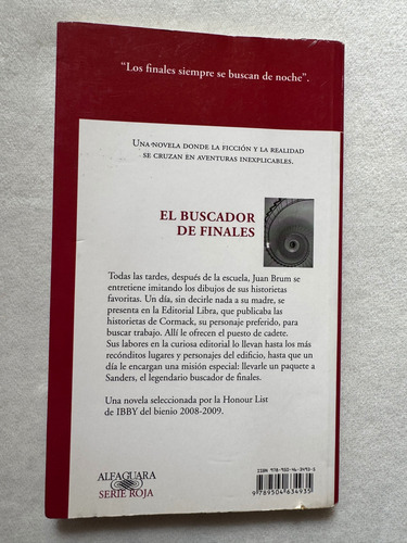 El Buscador De Finales. Pablo De Santis. Alfaguara (Usado)