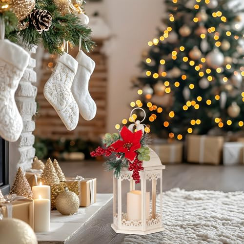 Decoraciones De Navidad Para El Hogar De Decorkey, Linterna