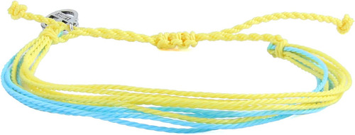 Kelitch Rainbow Thin Rope Bracelet Pulseras De Múltiples Heb