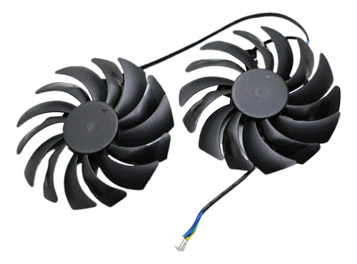 2x Pc 92mm 4 Pines Tarjeta Gráfica Fans 25dba Para Msi