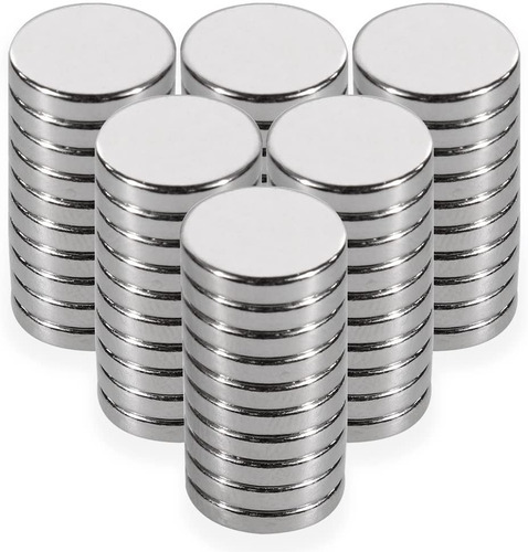 Imagen 1 de 7 de 100 Imanes De Neodimio 10x2 Mm Super Potentes
