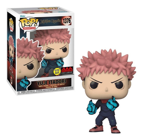 Boneco Animation Jujutsu Kaisen Yugi Itadori 1376 Funko Pop!
