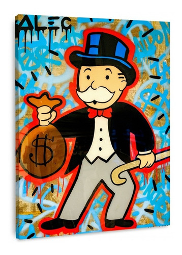 Cuadros Alec Monopoly En Canvas Graffiti Art Urban Modernos